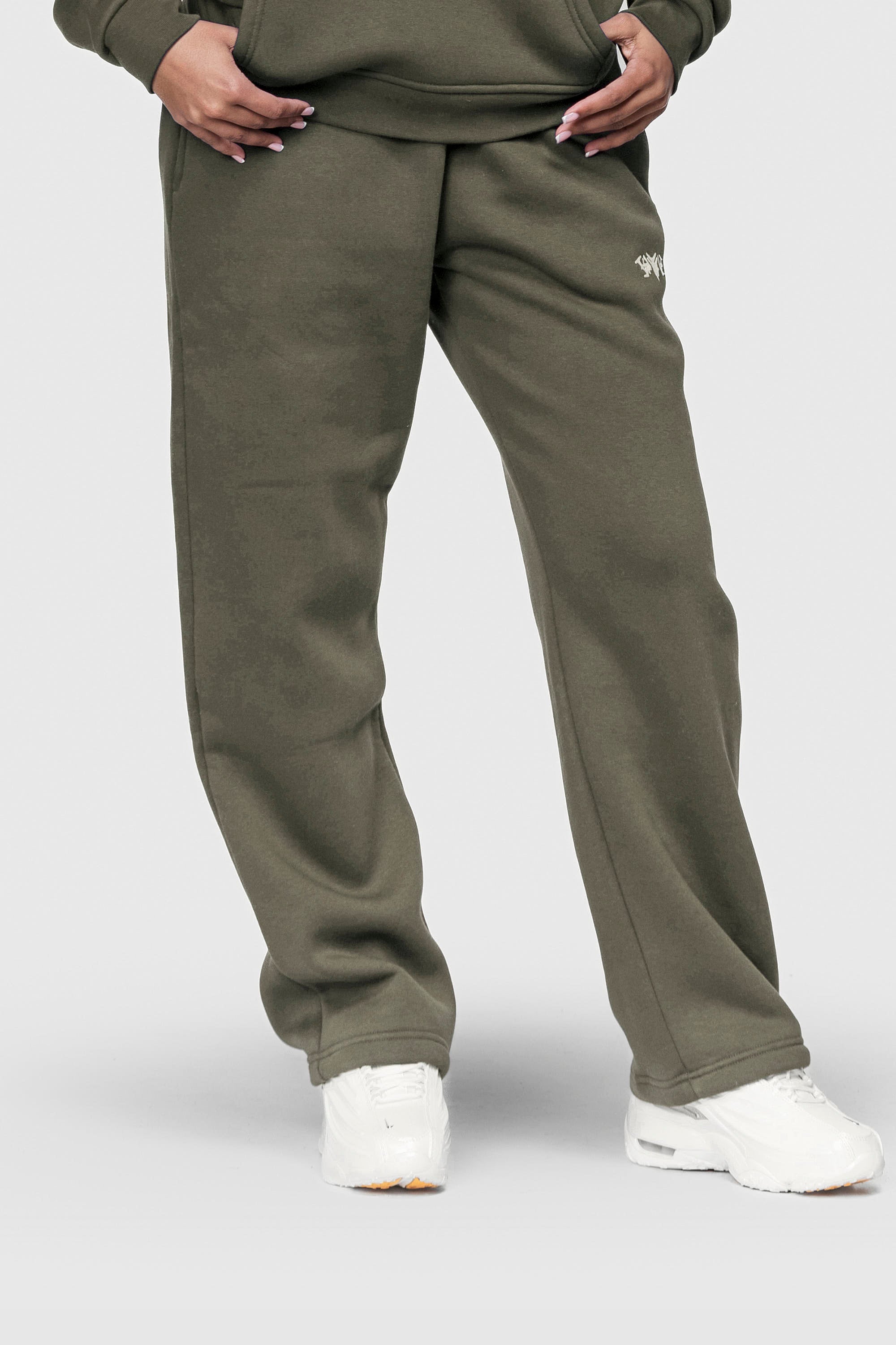 Basic Zipped Olive Set