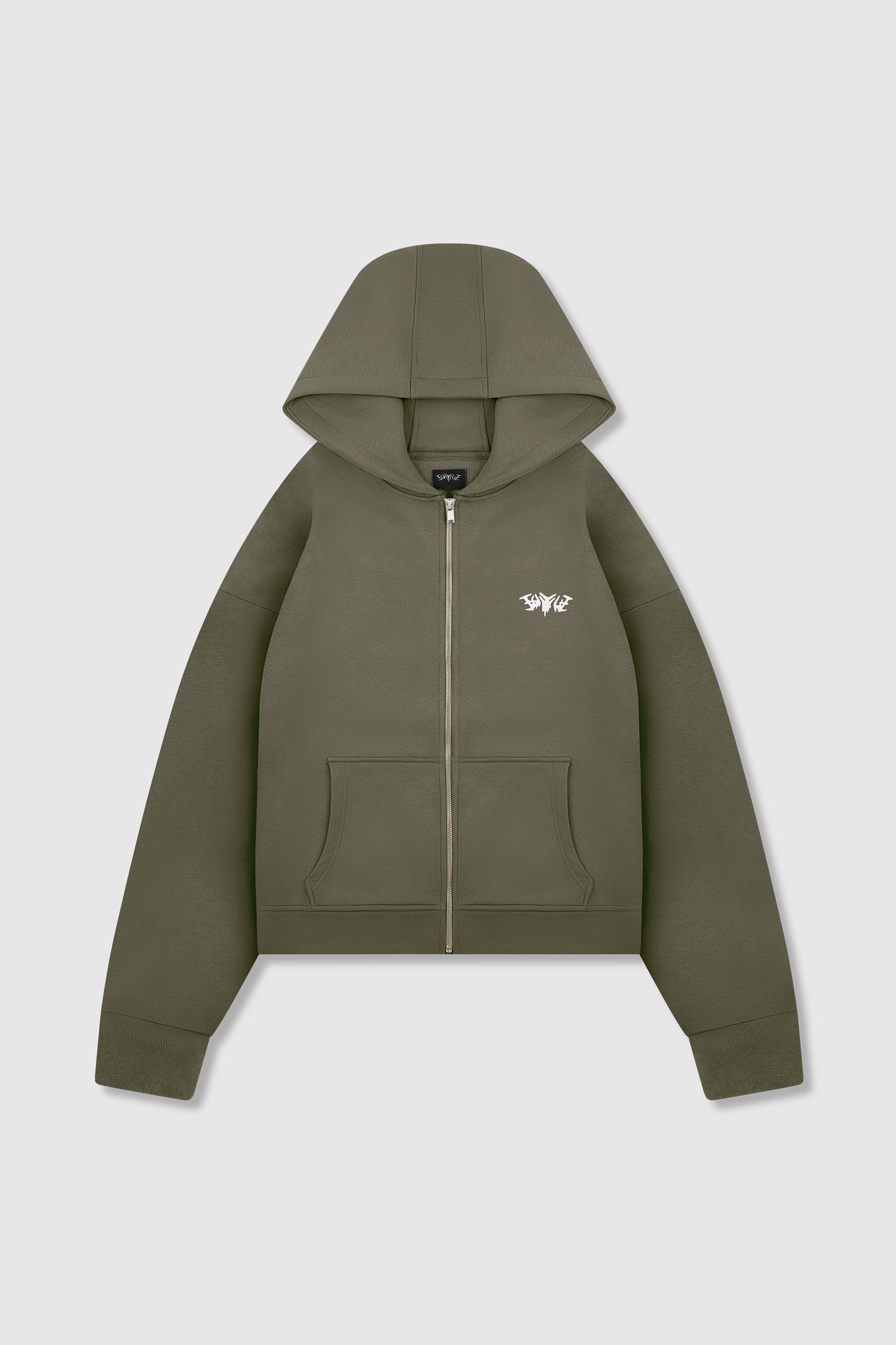 Basic Zipped Olive Set